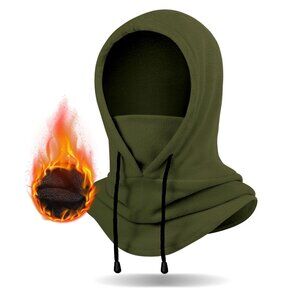 Fleece Balaclava Ski Mask - Warm Windproof Face Cover for Cold Weather